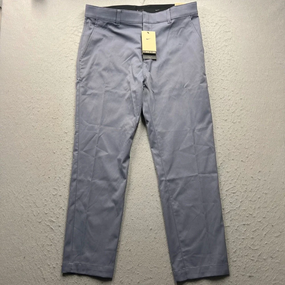 Nike Golf Repel Pants Mens 34x30 Grey Slim Fit Ankle Length FD5622-003 NEW